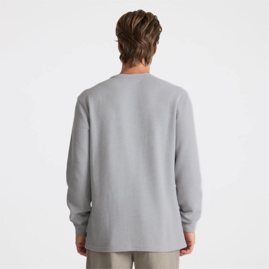 Roark Roark Men's Well Worn Thermal - Heather Grey Heather Grey S Mens Long Sleeve T-Shirts