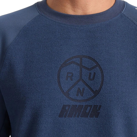 Roark Roark Men's White Cloud Crew - Navy Navy S Mens Pullover Hoodies