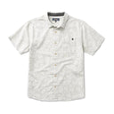 Roark Revival Roark Revival Journey Short Sleeve Woven Shirt Abstract Swirl Slate M Mens Button Up Short Sleeve Shirts