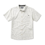 Roark Revival Roark Revival Journey Short Sleeve Woven Shirt Abstract Swirl Slate M Mens Button Up Short Sleeve Shirts