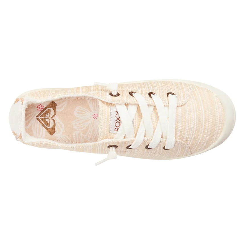 Roxy Roxy Women's Bayshore Plus Slip On Sneaker - Tan/Brown Tan/Brown 6 Womens Slip on Shoes 5 to 11