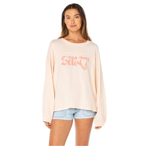 Roxy Roxy Women's Changing Tides Tee TROPICAL PEACH SALTY FEELS XS Womens T-Shirts