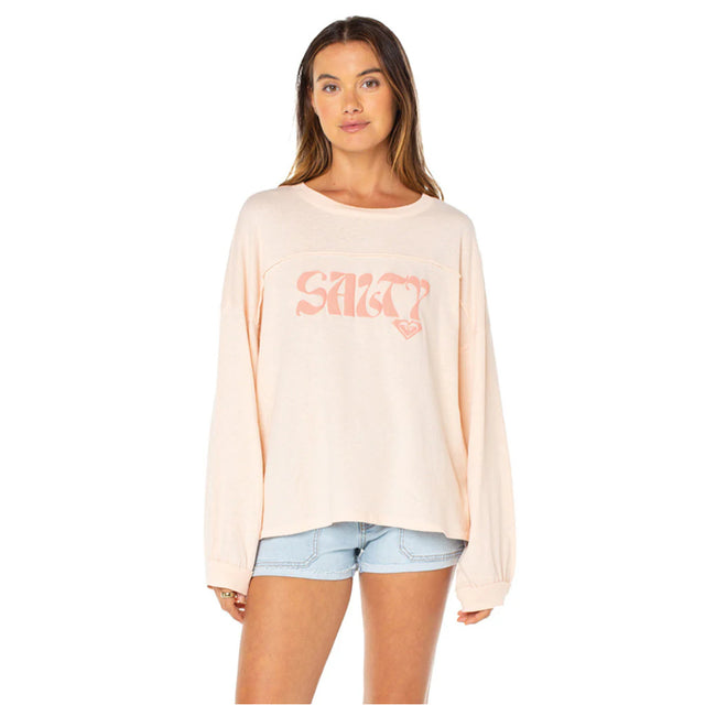 Roxy Roxy Women's Changing Tides Tee TROPICAL PEACH SALTY FEELS XS Womens T-Shirts