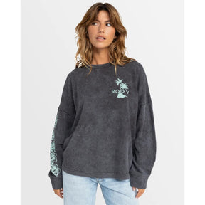 Roxy Roxy Women's East Side Midweight Long Sleeve Phantom XS Womens Long Sleeve Shirts
