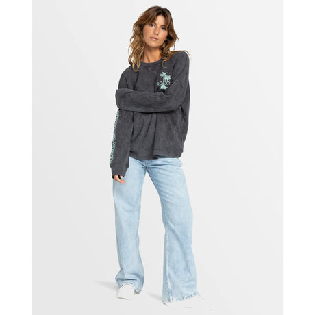 Roxy Roxy Women's East Side Midweight Long Sleeve Phantom XS Womens Long Sleeve Shirts