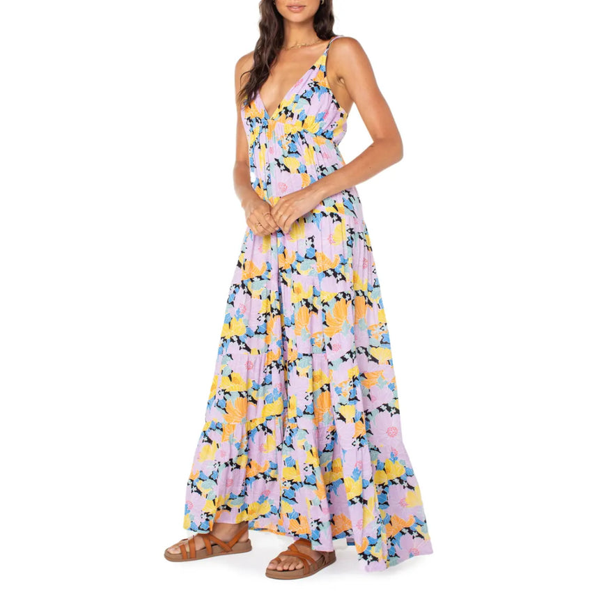 Roxy Roxy Women's Honolulu Glow Maxi Dress Anthracite XS Womens Dresses