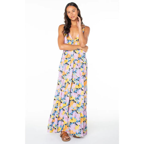 Roxy Roxy Women's Honolulu Glow Maxi Dress Anthracite XS Womens Dresses