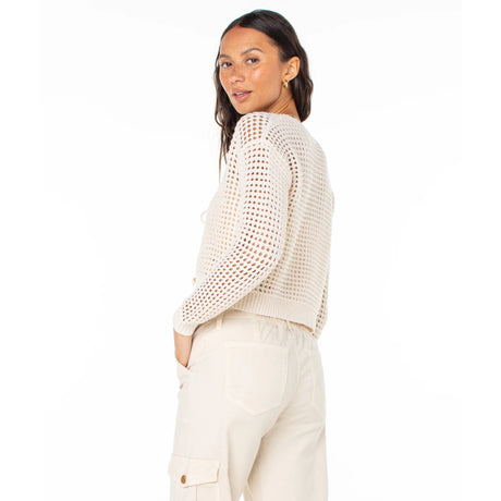 Roxy Roxy Women's Ivy Sweater Parchment S Womens Sweaters