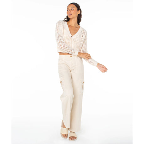 Roxy Roxy Women's Ivy Sweater Parchment S Womens Sweaters