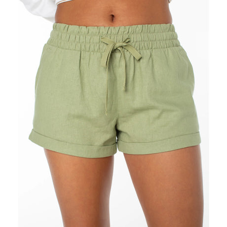 Roxy Roxy Women's Laguna Shorts BLUE HORIZON SOLID S Womens Fabric Shorts