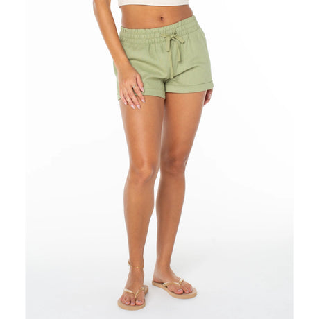 Roxy Roxy Women's Laguna Shorts BLUE HORIZON SOLID S Womens Fabric Shorts