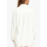 Roxy Roxy Women's Let It Corduroy Shirt Camel XS Womens Long Sleeve Shirts