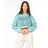 Roxy Roxy Women's Morning Hike Crop Hoodie Aquifer Solid S Womens Pull Over Hoodies