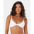 Roxy Roxy Women's Rib Love Knot Bralette Bikini Top White S Womens Bikini Tops