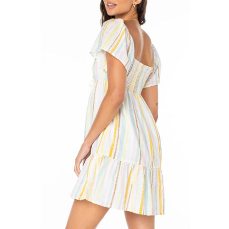 Roxy Roxy Women's Salty Breeze Mini Dress - Egret Egret S Womens Dresses