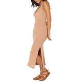 Roxy Roxy Women's Slow Isle Midi Dress Snapdragon Solid S Womens Long Dresses