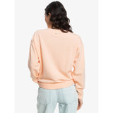 Roxy Roxy Women's Surfing By Moonlight Fleece Peach Parfait S Womens Pull Over Hoodies