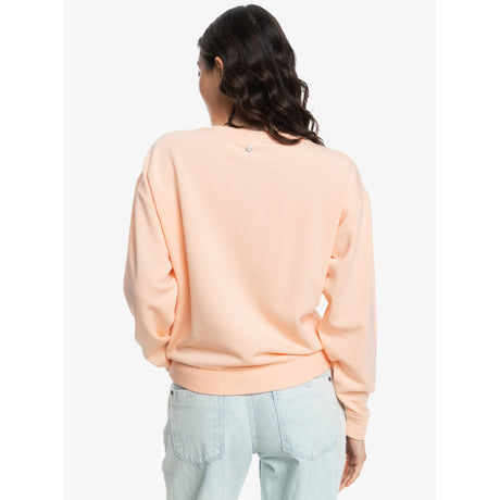 Roxy Roxy Women's Surfing By Moonlight Fleece Peach Parfait S Womens Pull Over Hoodies