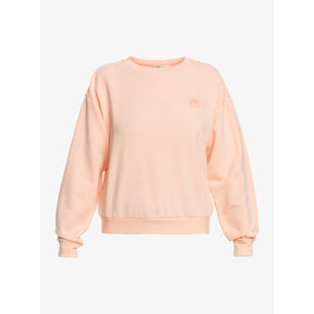 Roxy Roxy Women's Surfing By Moonlight Fleece Peach Parfait S Womens Pull Over Hoodies