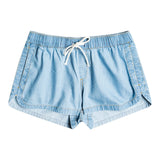 Roxy Roxy Women's New Impossible Denim Short Light Blue S Womens Jean Shorts