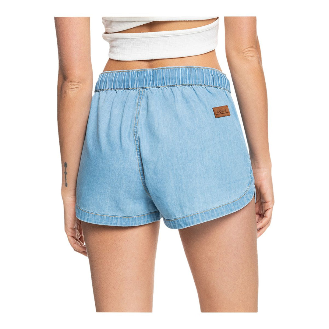 Roxy Roxy Women's New Impossible Denim Short Light Blue S Womens Jean Shorts