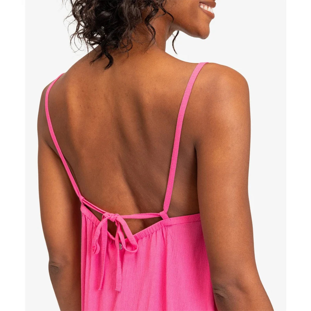 Roxy Roxy Women's Spring Adventures SD Cover Up Shocking Pink XS Womens Short Dresses