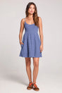 Saltwater Luxe Saltwater Luxe Women's Jazmyn Mini Dress - Dusty Blue Dusty Blue XS Womens Short Dresses