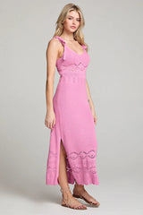 Saltwater Luxe Saltwater Luxe Women's Harison Midi Dress - Azalea Azalea XS Womens Long Dresses