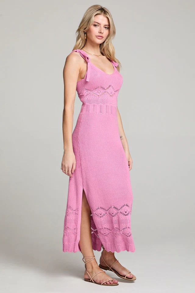 Saltwater Luxe Saltwater Luxe Women's Harison Midi Dress - Azalea Azalea XS Womens Long Dresses