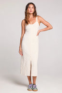 Saltwater Luxe Saltwater Luxe Women's Elowena Midi Dress - Salt Salt XS Womens Long Dresses