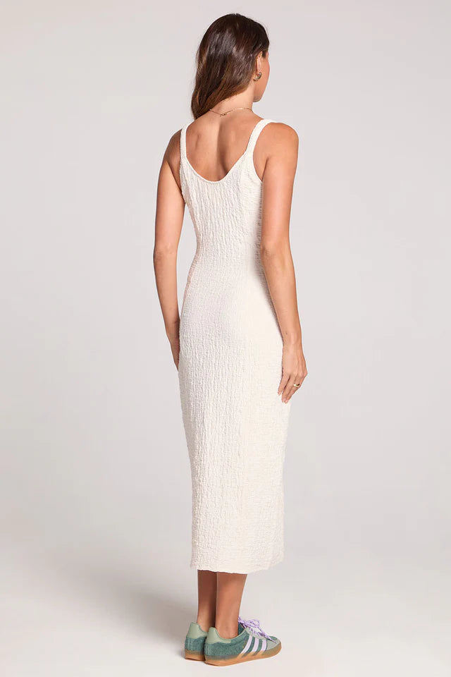 Saltwater Luxe Saltwater Luxe Women's Elowena Midi Dress - Salt Salt XS Womens Long Dresses