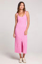 Saltwater Luxe Saltwater Luxe Women's Elowena Midi Dress - Dahlia Pink Dahlia Pink S Womens Long Dresses
