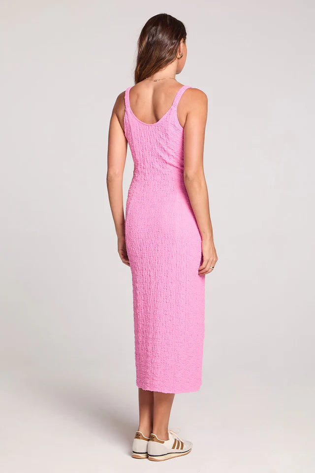 Saltwater Luxe Saltwater Luxe Women's Elowena Midi Dress - Dahlia Pink Dahlia Pink S Womens Long Dresses