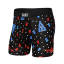 Saxx SAXX Mens Vibe Boxer Briefs CHARCOAL S Mens Boxer Brief Underwear