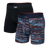 Saxx Saxx Men's Vibe Xtra Soft Comfor Boxers 2 Pack -ROUGH TERRAIN/BLACK ROUGH TERRAIN/BLACK S Mens Boxer Brief Underwear
