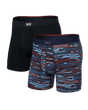 Saxx Saxx Men's Vibe Xtra Soft Comfor Boxers 2 Pack -ROUGH TERRAIN/BLACK ROUGH TERRAIN/BLACK S Mens Boxer Brief Underwear