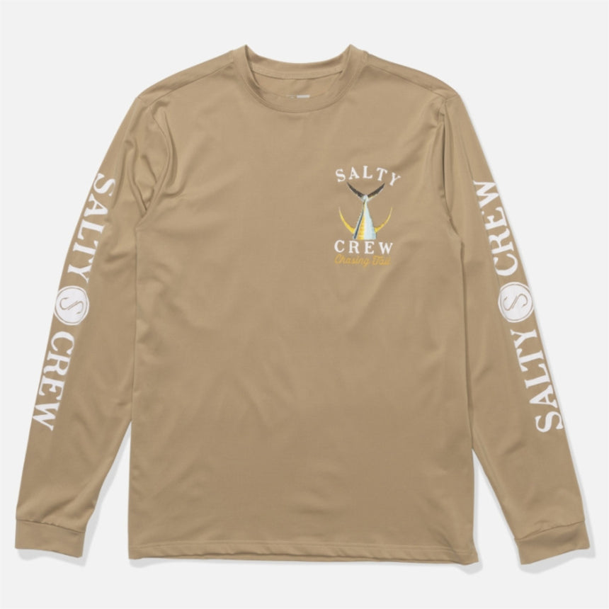 Salty Crew Salty Crew Tailed LS Sunshirt Khaki S Mens Long Sleeve T-Shirts