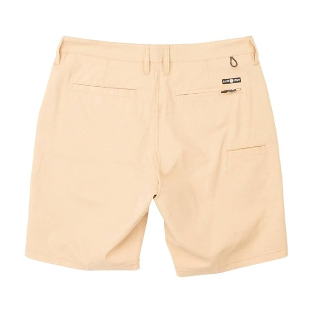 Salty Crew Salty Crew Men's Drifter 2 Perforated Hybrid Shorts Khaki 30 Mens Hybrid Land and Sea Shorts