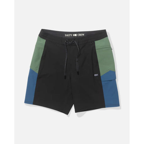 Salty Crew Salty Crew Men's Flagship Boatshort Dark Olive 28 Mens Board Shorts
