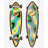Santa Cruz Santa Cruz Pintail Oval Flame Lava Dot Multi 9.2 X 33 Longboard Deck - Top Mount Deck
