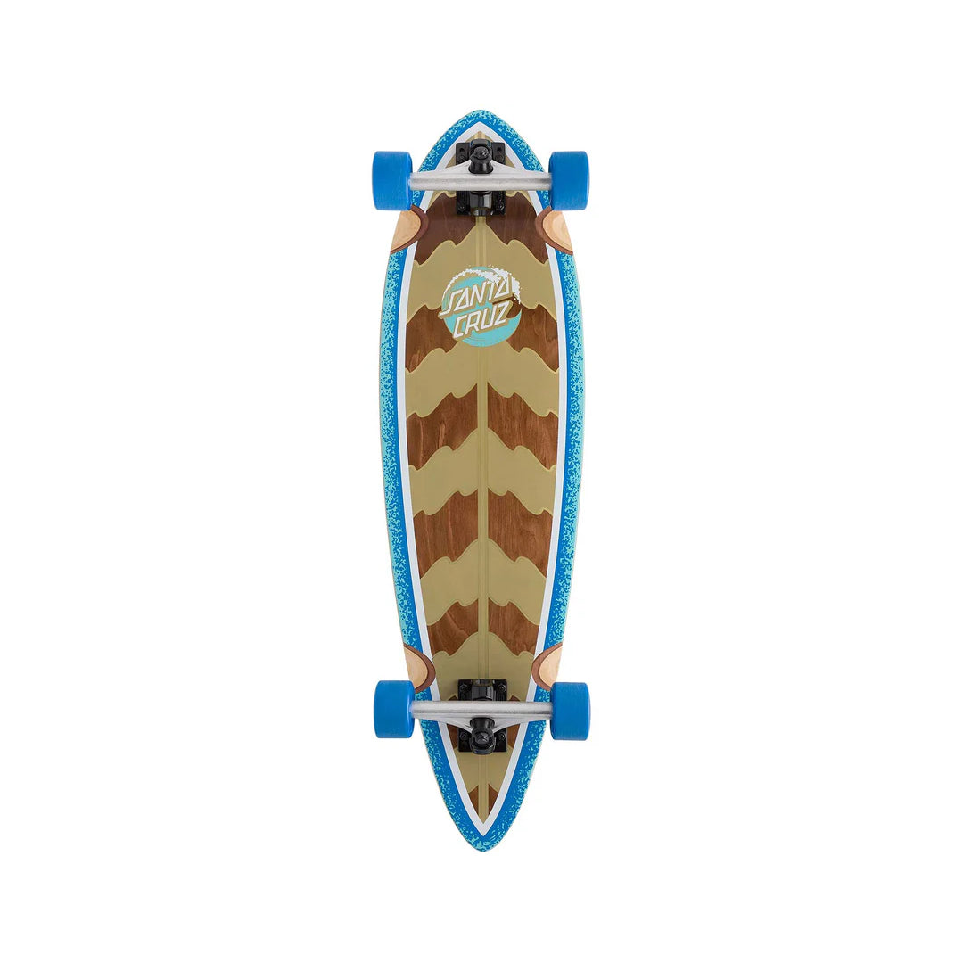 Santa Cruz Santa Cruz Pintail Stipple Wave Dot Stipple Wave Dot 9.2 X 33 Longboard Cruiser - 27 to 32 Inches