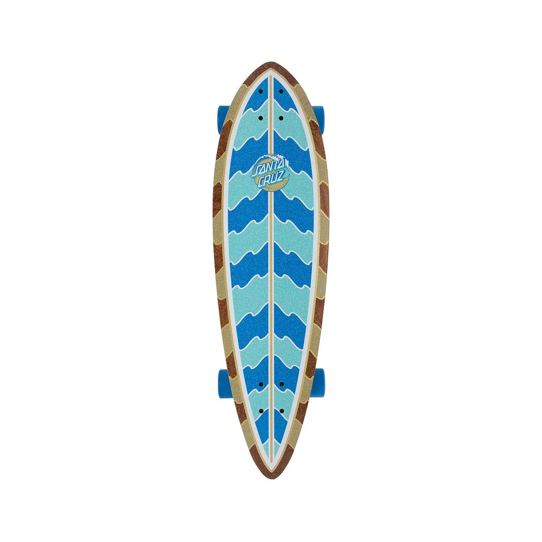 Santa Cruz Santa Cruz Pintail Stipple Wave Dot Stipple Wave Dot 9.2 X 33 Longboard Cruiser - 27 to 32 Inches