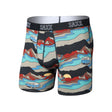 Saxx Saxx Men's Droptemp All Day Cooling Boxer Brief - Cabin Fever - Black Cabin Fever-Black S Mens Boxer Brief Underwear