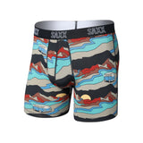 Saxx Saxx Men's Droptemp All Day Cooling Boxer Brief - Cabin Fever - Black Cabin Fever-Black S Mens Boxer Brief Underwear