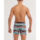 Saxx Saxx Men's Droptemp All Day Cooling Boxer Brief - Cabin Fever - Black Cabin Fever-Black S Mens Boxer Brief Underwear
