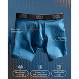 Saxx Saxx Men's Droptemp All Day Cooling Boxer Brief - Cabin Fever - Black Cabin Fever-Black S Mens Boxer Brief Underwear