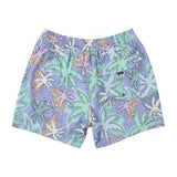 Saxx Saxx Men's Oh Buoy 2N1 Volley 5" - Xanadu-Lavender Xanadu-Lavender S Mens Elastic Casual Trunks