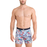 Saxx SAXX Men's 2 pk Vibe Xtra Boxer Briefs MITTS AND LUMBER/BLACK M Mens Boxer Brief Underwear