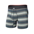 Saxx Saxx Men's Vibe Xtra Soft Comfort Boxer Brief Fly - Baja Stripe- Dark Sage Baja Stripe- Dark Sage S Mens Boxer Brief Underwear