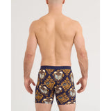 Saxx Saxx Men's Vibe Xtra Soft Comfort Boxer Brief Fly - Gold Chain- Maritime Gold Chain- Maritime S Mens Boxer Brief Underwear